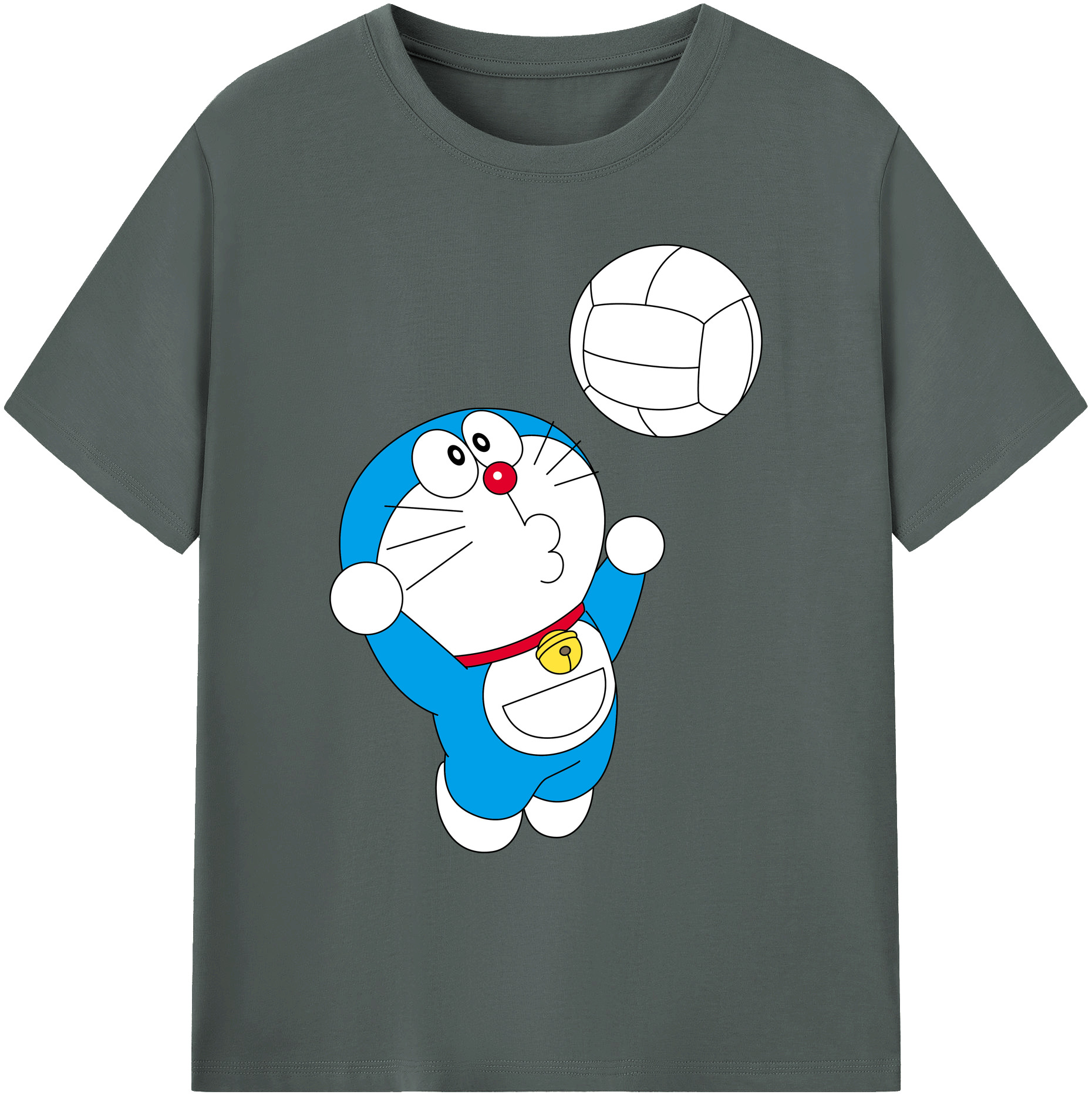 （画像用） ドラえもん Doraemon 綿100％ メンズ半袖Tシャツ｜肌触りやわらか＆通気性